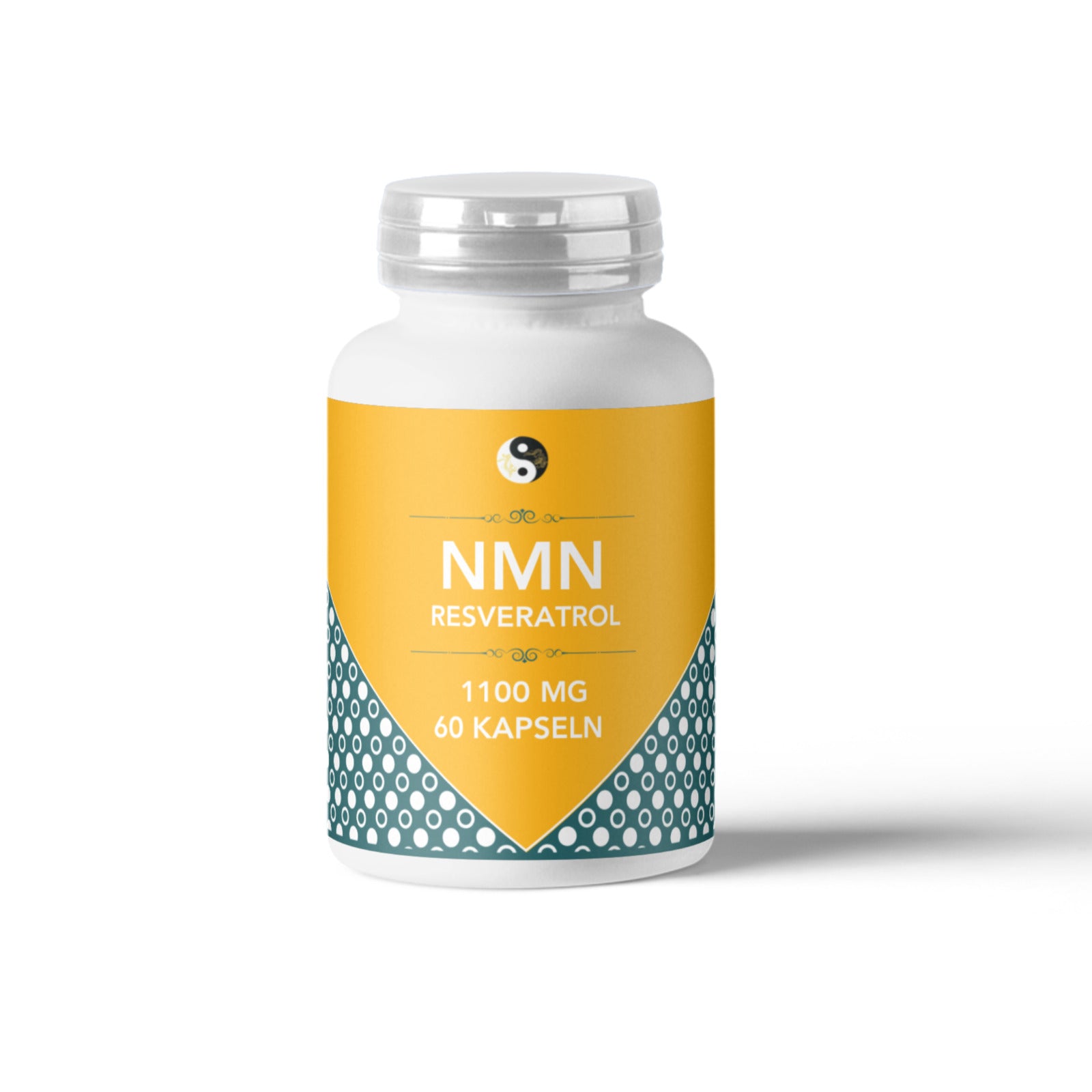 NMN 膠囊 - TCM Pharmatrade + 白藜蘆醇 - 生物活性配方 - 高劑量 1100 毫克 實驗室測試菸鹼醯胺單核苷酸抗衰老